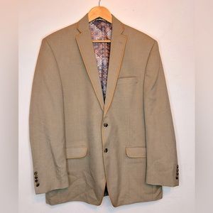 VanHeusen Studio Beige Men’s sport jacket Sz: 42R